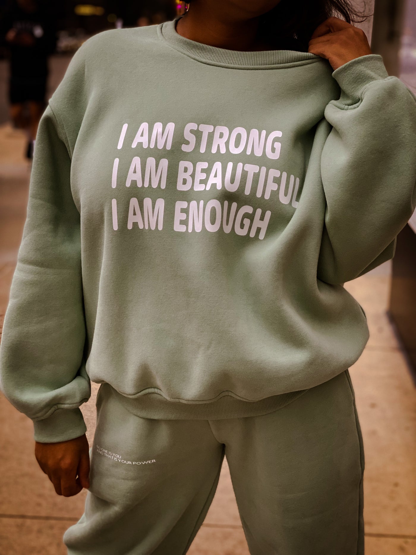 I AM STRONG Crewneck