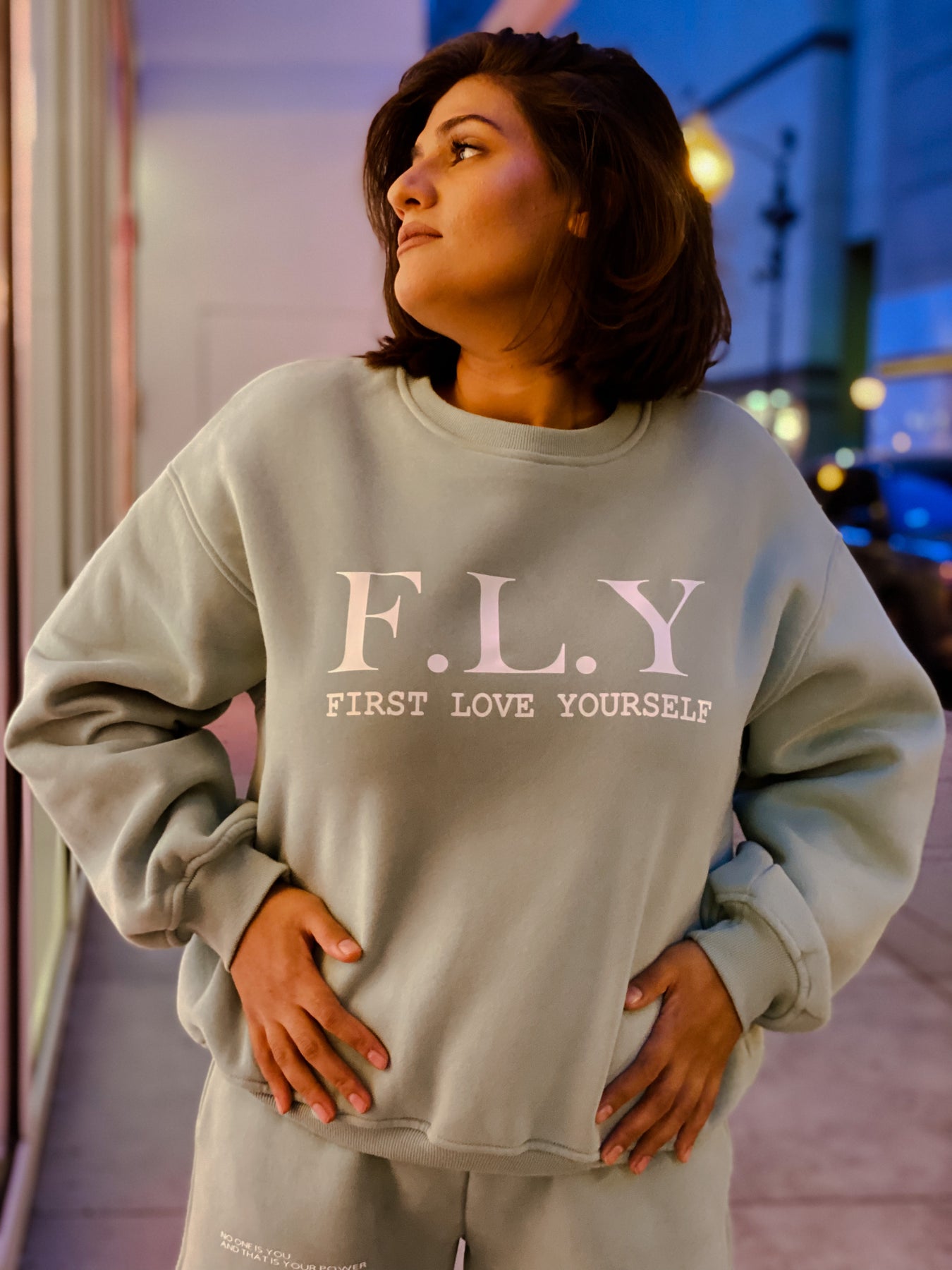 everyone エブリワン loves ADI sweatshirt-